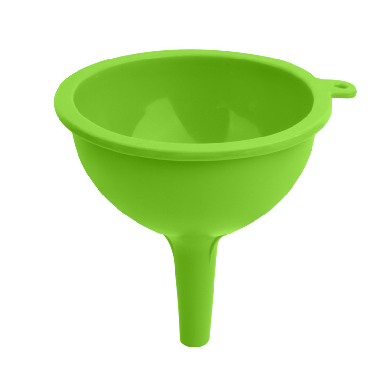 Suministro directo de fábrica embudo de silicona conjunto de tres piezas embudo de aceite de cocina embudo de vino embudo de sub-embalaje del hogar resistencia a altas temperaturas