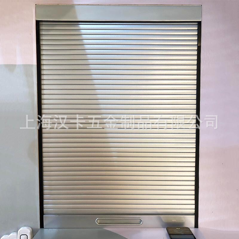 Manual Plastic Pvc Roller Shutter Door Cabinet Window Roller Shutter Door with Plate Surface-Mounted Cabinet Door Sliding Door Blinds