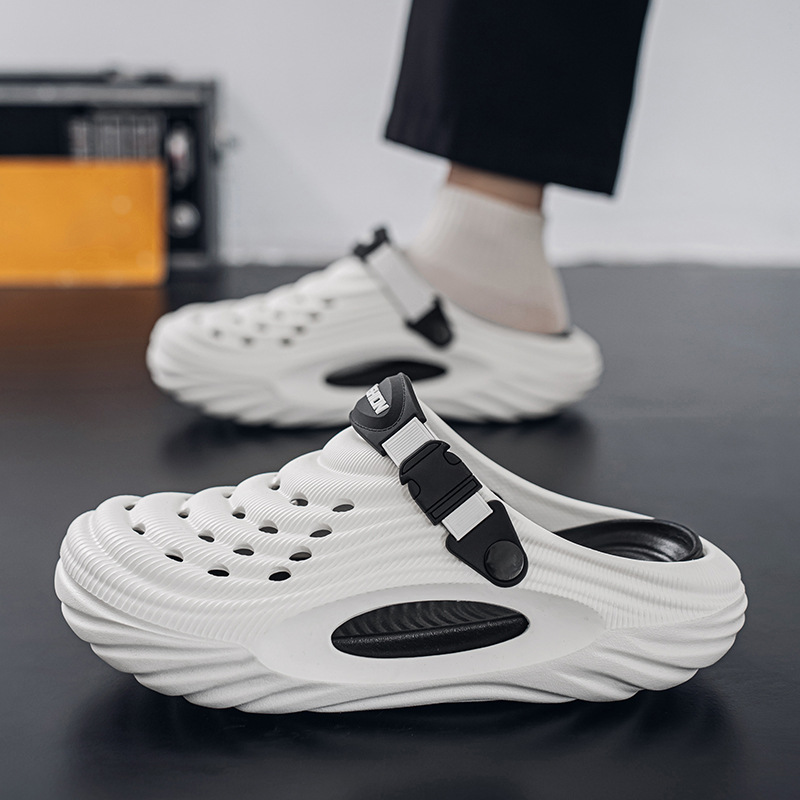 Zapatillas transfronterizas para hombres que conducen en verano, zapatos de doble propósito, zapatos de suela suave para usar sandalias casuales al aire libre