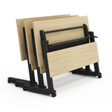 Комбинация учебного стола и стула в Фошань, складной стол для конференций, мобильный длинный стол, длинный стол для тренировок, складной стол для конференций, учебный стол