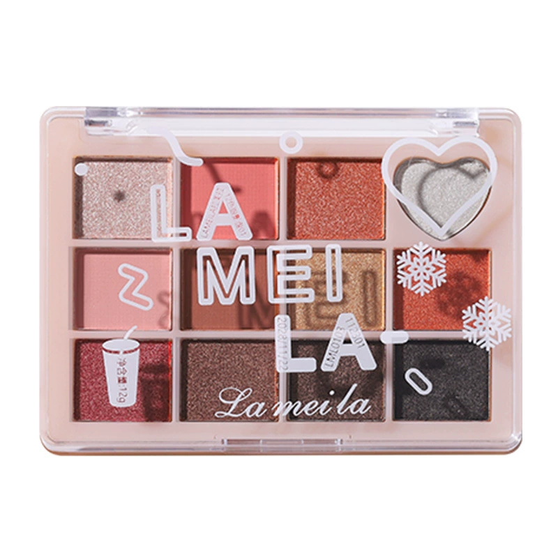 Палетка теней для век Lameila Lameila Twelve Color Pearlescent Matte Earth Color Eyeshadow Palette 5265