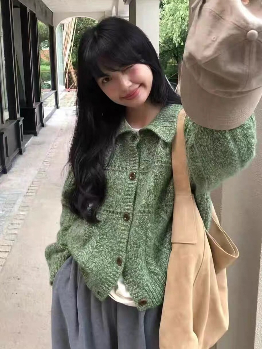 Retro autumn cardigan