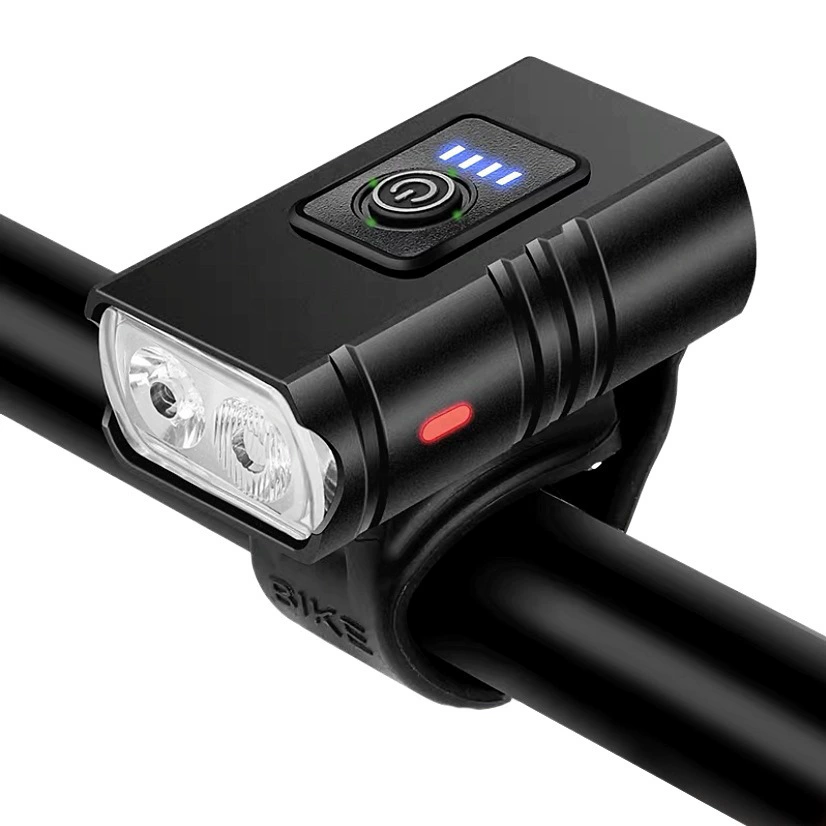 Трансграничный новый двойной велосипедный фонарь T6 USB перезаряжаемый наружный водонепроницаемый фонарь для верховой езды свет для горного велосипеда