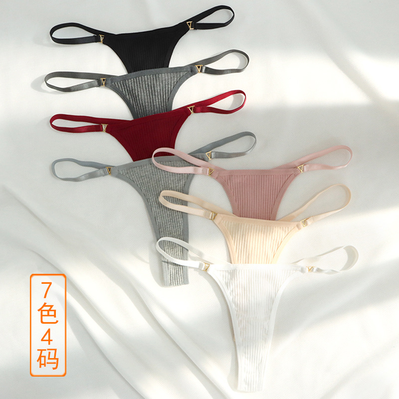 T1908 talla grande comercio exterior transfronterizo sexy fitness bragas puro algodón antibacteriano damas tanga chica sexy tentación t