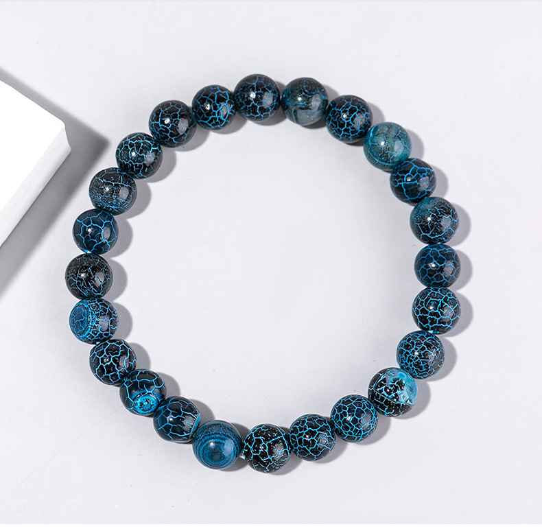 Retro Geometric Agate Beaded Bracelets