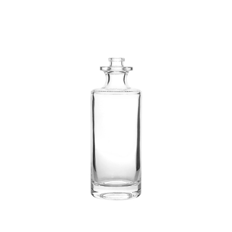 30 ミリリットル香水ボトル厚底円筒細長い香水スプレーボトル化粧品詰め替えボトルスプレー付きガラス空ボトル|undefined