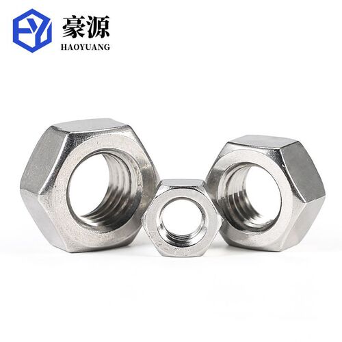 304 stainless steel hexagonal nut 316 hexagonal nut 201 screw cap M2M2.5M3M4M5M6M8M10-M48