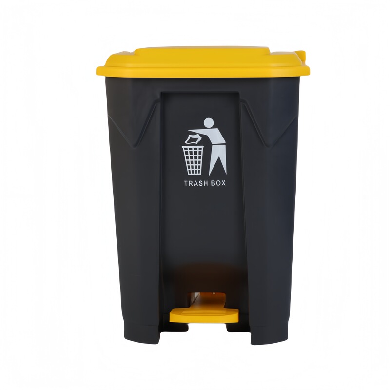 Plastic Trash Cans, Medical Square Yellow Foot-Operated Series, Foot-Pedal Trash Cans, Classified Trash Cans, Large and Small Sizes, Wholesale Plastic Trash Cans, Medical Square Yellow Foot-Operated Series, Foot-Pedal Trash Cans, Classified Trash Cans, Large and Small Sizes, Wholesale