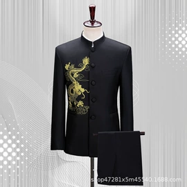 中山装;男式西服套装;男式衬衫