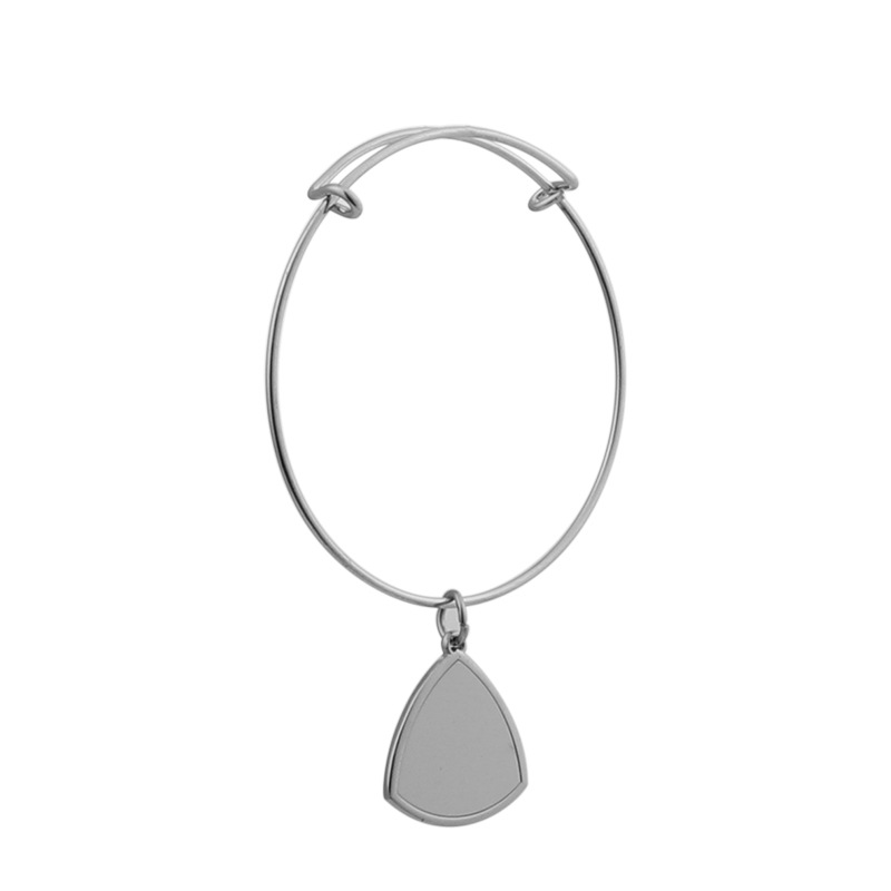 Transfronterizo Amazon 2025 temporada de graduación pulsera de metal redondo colgante en blanco transferencia de calor sombrero bachelor joyas pulsera