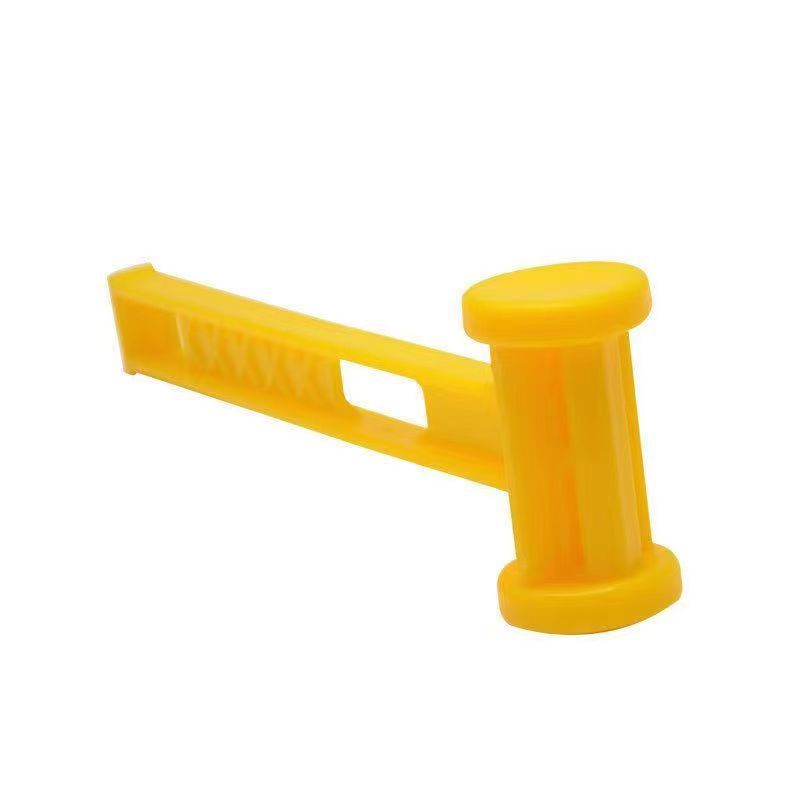 Outdoor Multi-functional PE Plastic Hammer Nail Puller Lightweight Portable Awning Tent Hammer Ground Anchor Hammer