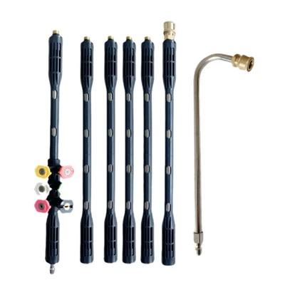 water gun black protective sleeve extension: High pressure car wash water gun