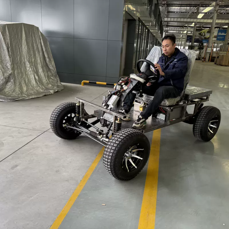 电动巡游花车底盘定制电动四轮餐车室内外展览花车生产制造厂家