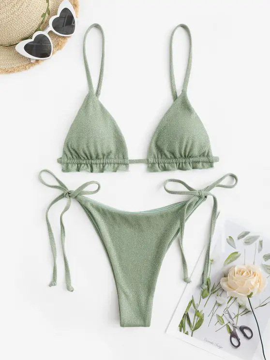 Title 10, Système Sub Couleur Unie Brillante avec Bikini ...