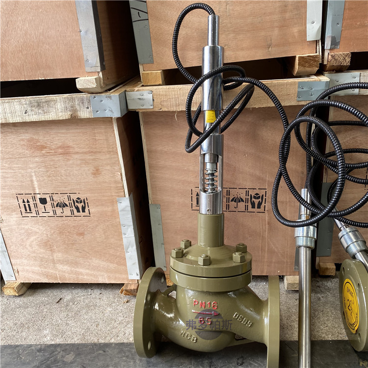 自力式温度调节阀ZZWP -16C DN32蒸汽管道法兰式自动温控阀门