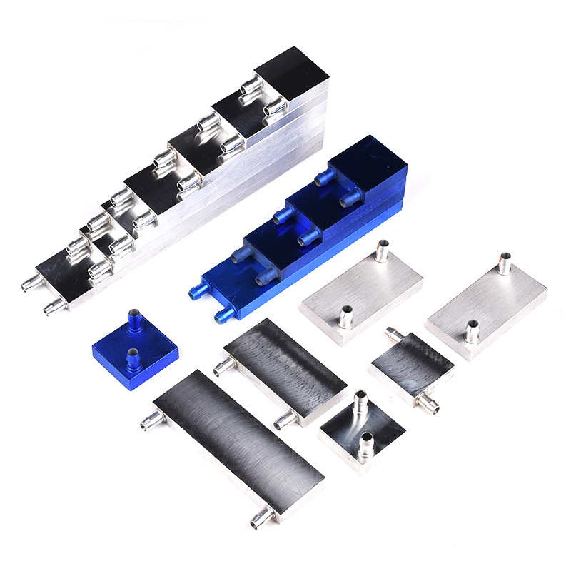 水冷头40*40*80*120*160*200*240 CPU半导体制冷片水冷散热器配件