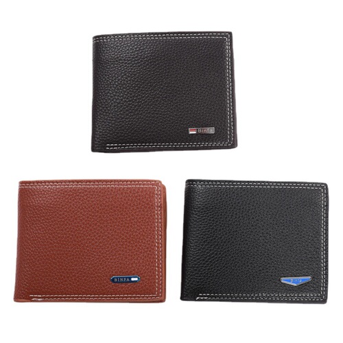 New cross-border men's business multi-card slot wallet wholesale pu leather waterproof horizontal version short wallet manufacturer wholesale