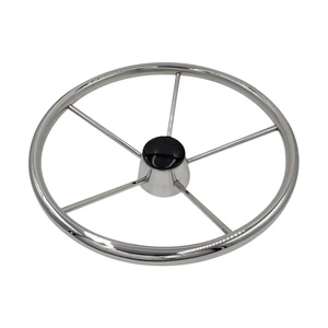 Isure 13.5inch Paslanmayan Polad 304 Sükan Təkəri Tutacaqsız, Beş Spoklu