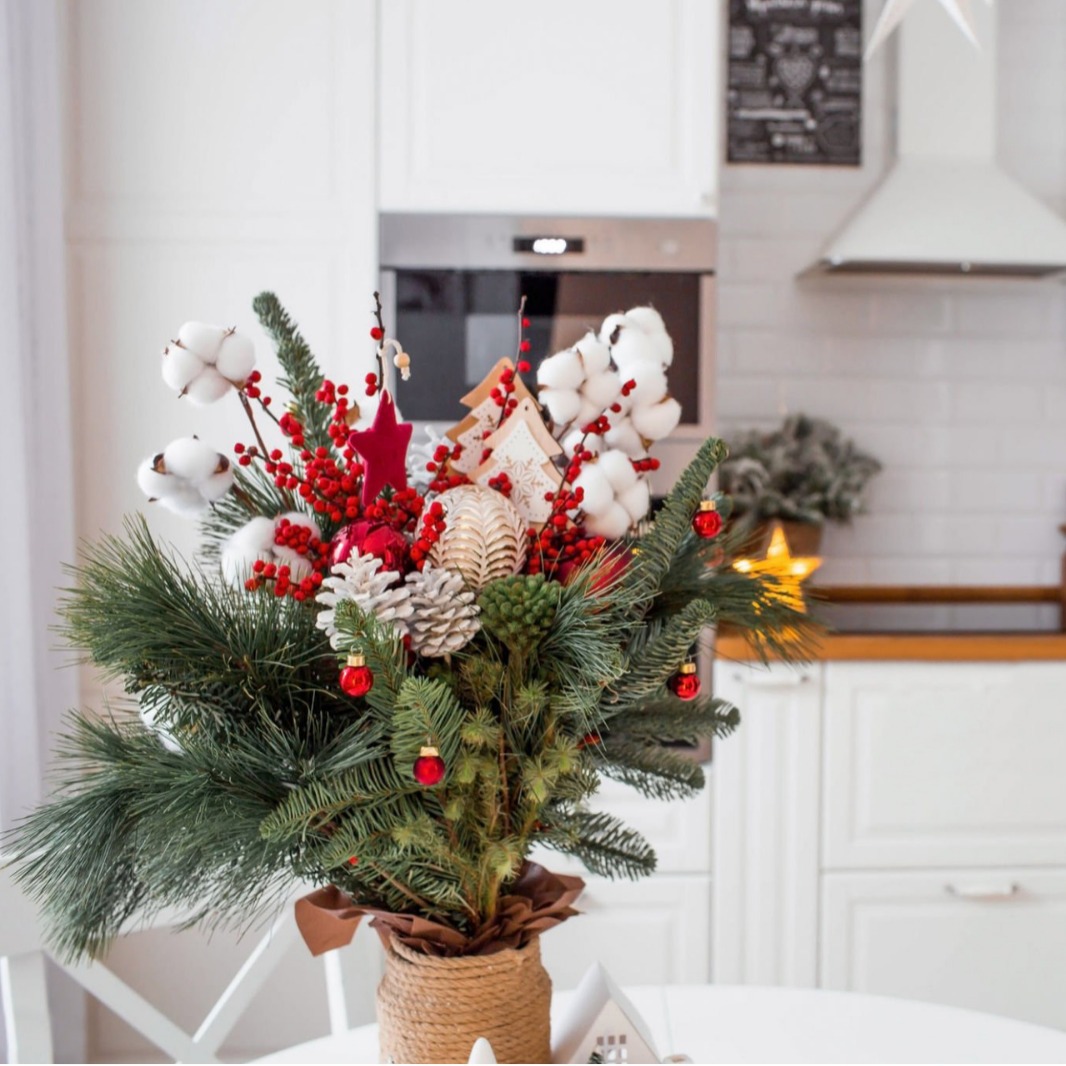 Año Nuevo fruta roja simulación de bayas rojas accesorios de árbol de Navidad flor seca bonsai accesorios de bayas rojas al por mayor