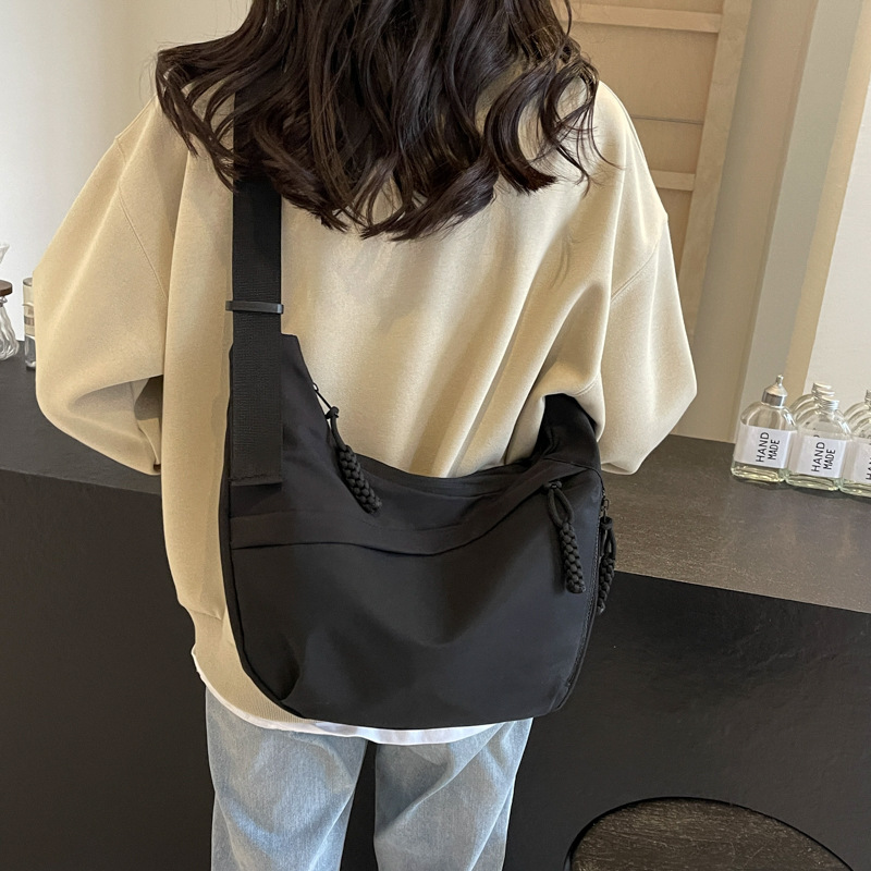Große Damen Umhängetasche In Knödelform Lässige Modetasche_voghion.com
