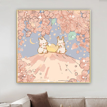 纷红骇绿丨数字油画diy填充手绘儿童涂鸦涂画填色油彩画感