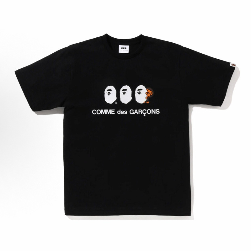 BAPE Comme des Garcons Osaka Baby Milo Chain #2 T-shirt Black