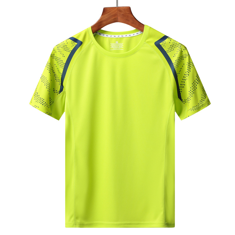 Camiseta deportiva para hombre, ropa de fitness para entrenamiento de baloncesto, absorbente del sudor, de manga corta y secado rápido, camiseta de seda helada para mujer, camiseta fina de manga corta para correr image 5