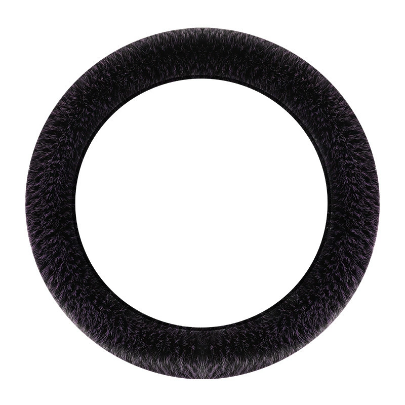 2025 set of winter long-haired mink car winter steering wheel