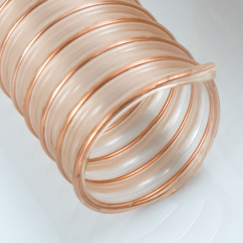 PU螺旋风管pu通风吸尘管pu负压管 