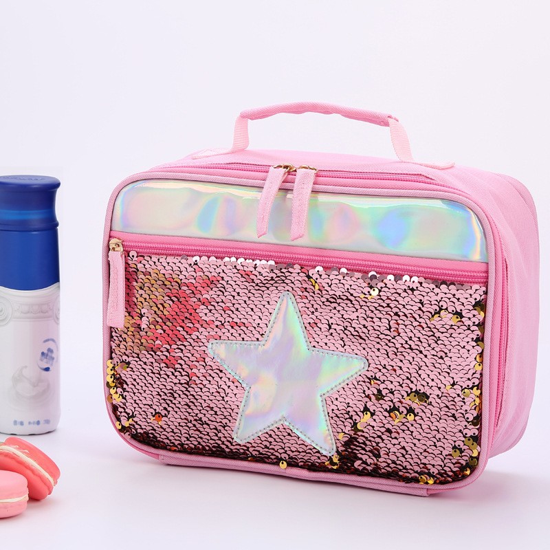 Bolsa Térmica Infantil para Almuerzo de Poliéster Portátil para Picnic y Escuela