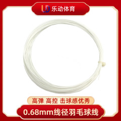 レドン バドミントンストリング 0.68mm/0.66mm 低線径 BG65 ストリング 大手メーカーの代替品 高弾性 耐摩耗性