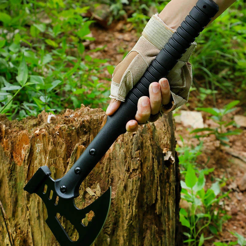 Ax high manganese steel multifunctional engineer ax camping survival tactics mountaineering hand ax firewood ax outdoor survival ax