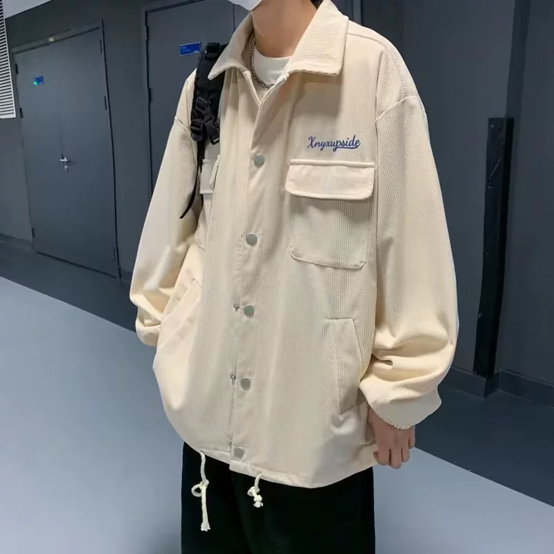 Американский ретро ленивый ветер куртка мужская осень и зима новая одежда бренда прилив японская куртка топ