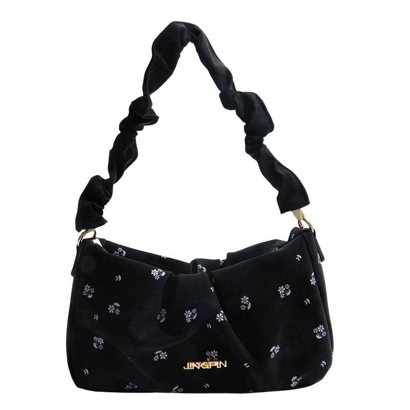 Borsa a spalla plissettata stile giapponese per donna crescent_voghion.com