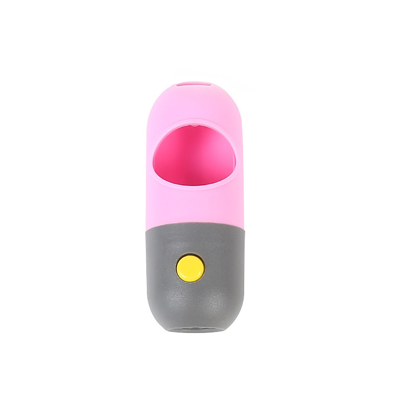 Transfronteriza Amazon caliente suministros para mascotas LED bolsa de basura para mascotas distribuidor con luz cápsula perro inodoro