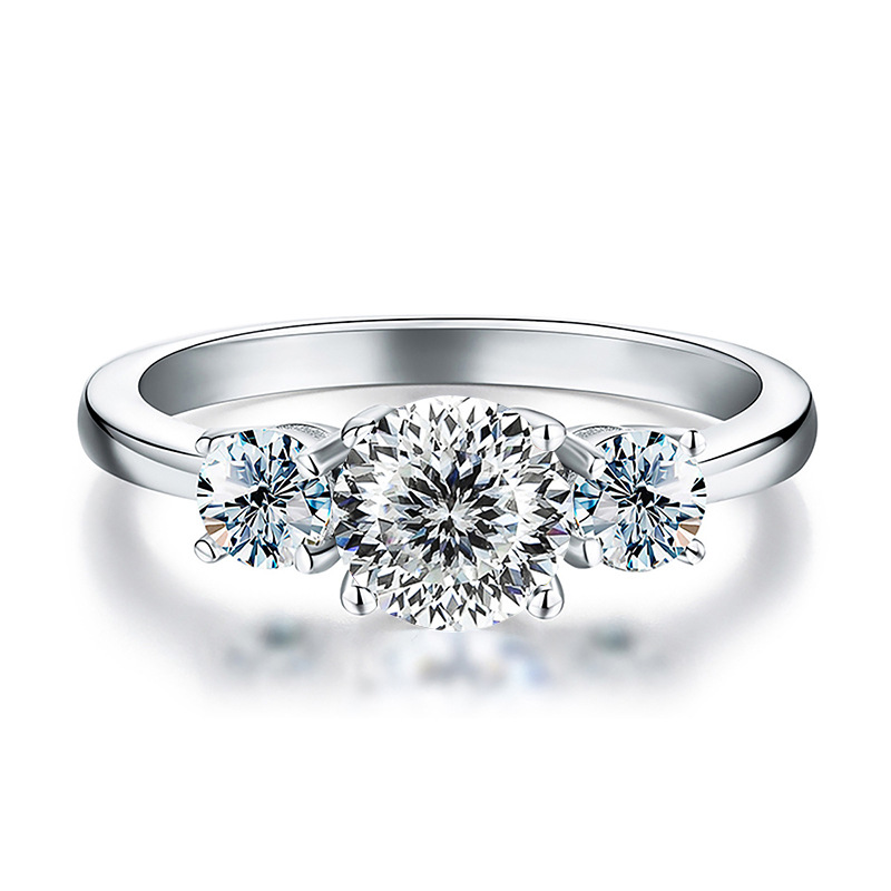 Anillo de plata esterlina s925 anillo de mujer de oro europeo y americano de lujo 3 quilates anillo de piedra de mosaico colorido