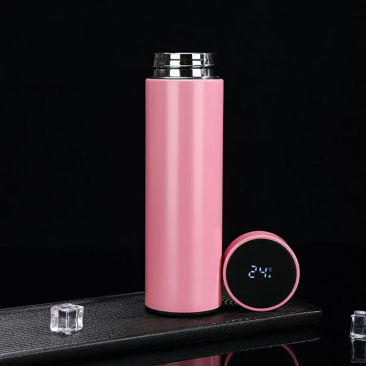 Taza de vacío inteligente Taza de agua recta de negocios de acero inoxidable 304 Pantalla de temperatura Taza de regalo publicitaria Logotipo personalizado