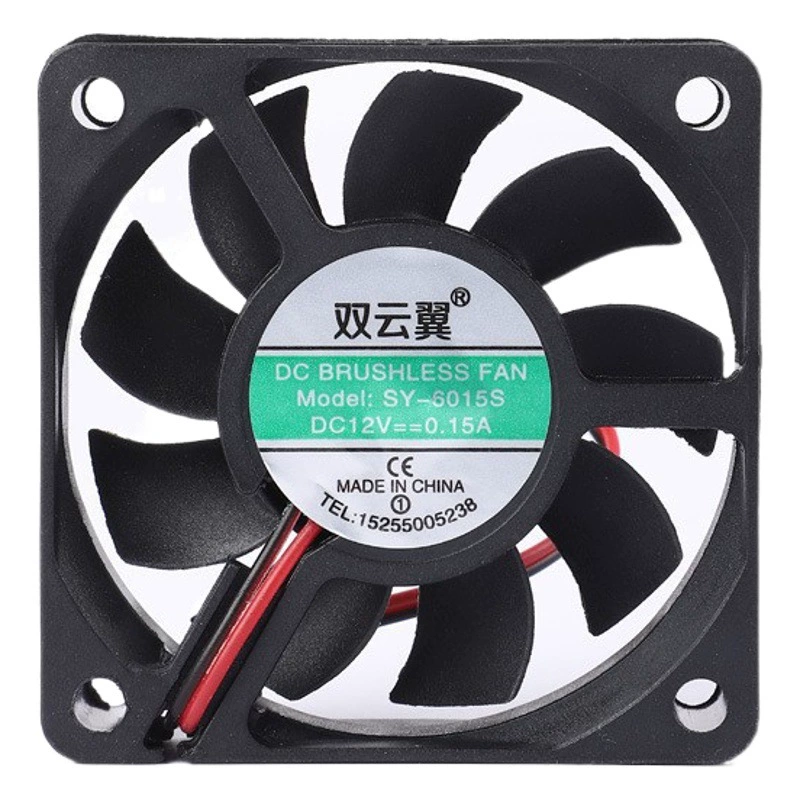 Заводское зарядное устройство 6015 охлаждающего вентилятора Светодиодный источник питания Специальный промышленный вентилятор 6010 12 В постоянного тока