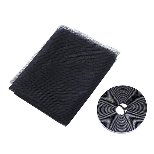 Summer self-adhesive anti-mosquito invisible screen net without punching removable encrypted window screen with Velcro anti-mosquito screen