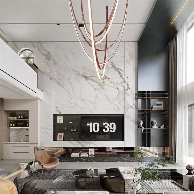 Lámpara de cinturón de diseño moderna y simple lámpara de comedor Villa sala de estar sala modelo para elegir alto duplex LOFT lámpara de escalera