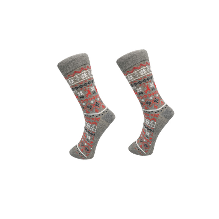 2025d 2025d Nouveau Couple Mi-Mollet Ins Style Personnalité Tendance Chaussettes de Noël pour Hommes_voghion.com