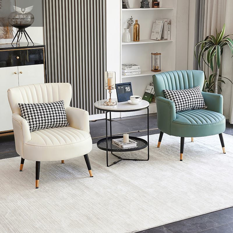 Nordico ligero de lujo silla perezosa sofá individual red mesas y sillas combinación de salón balcón residencial una mesa y dos sillas combinación