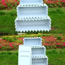 阳台种菜种植箱栅栏花盆多肉长方形加厚特大环保育苗盆塑料花盆