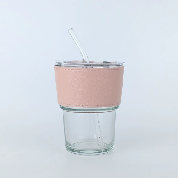 Pink cup sleeve transparent