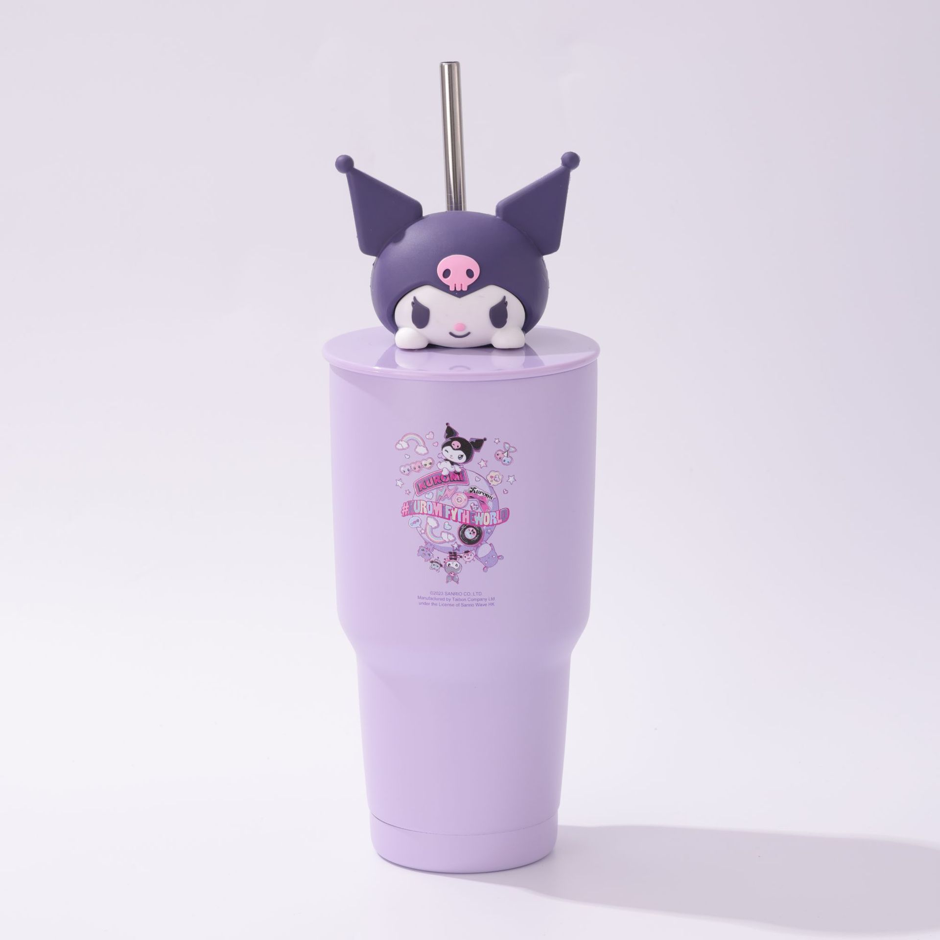 Nueva taza de vacío de acero inoxidable ktcat imagen de dibujos animados Stitzi KTcat 30oz taza de coche de vacío de acero inoxidable