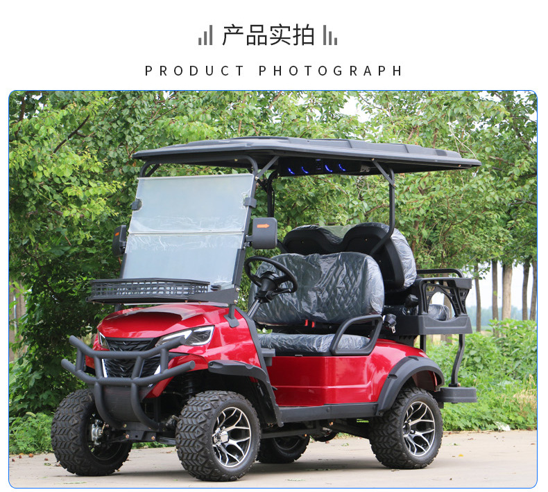 4-Seater Golf Cart Airport Passenger Shuttle Bus Hotel Resort Tourist Reception Electric Golf Cart