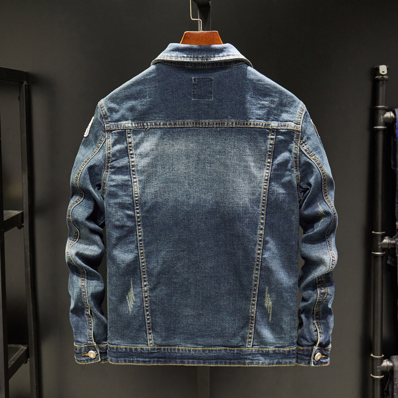 Men's Clothing Large Size Jacket Denim Coat Fashion Men's Youth New Denim Top_voghion.com