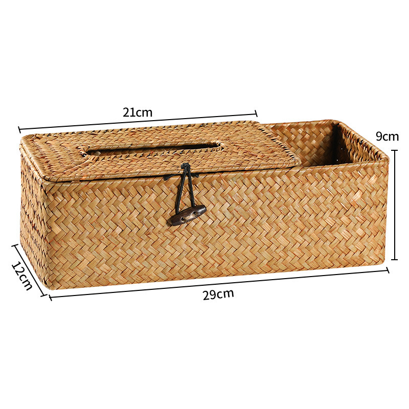 29 * 12 * 9cm de tela de paja naranja