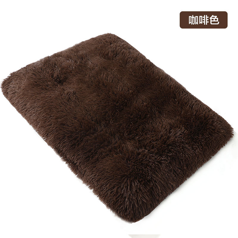 Almohadilla para mascotas Almohadilla para perros de felpa para dormir cálido en invierno Almohadilla para mascotas Cama para perros Cómoda caseta para gatos