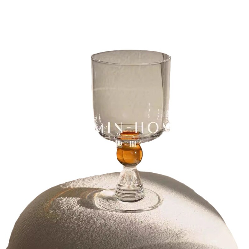 順皿小衆デザイン中古高級感グラスレトロインスタ風シャンパングラスワイングラスワイン冷たい飲み物カップ|undefined